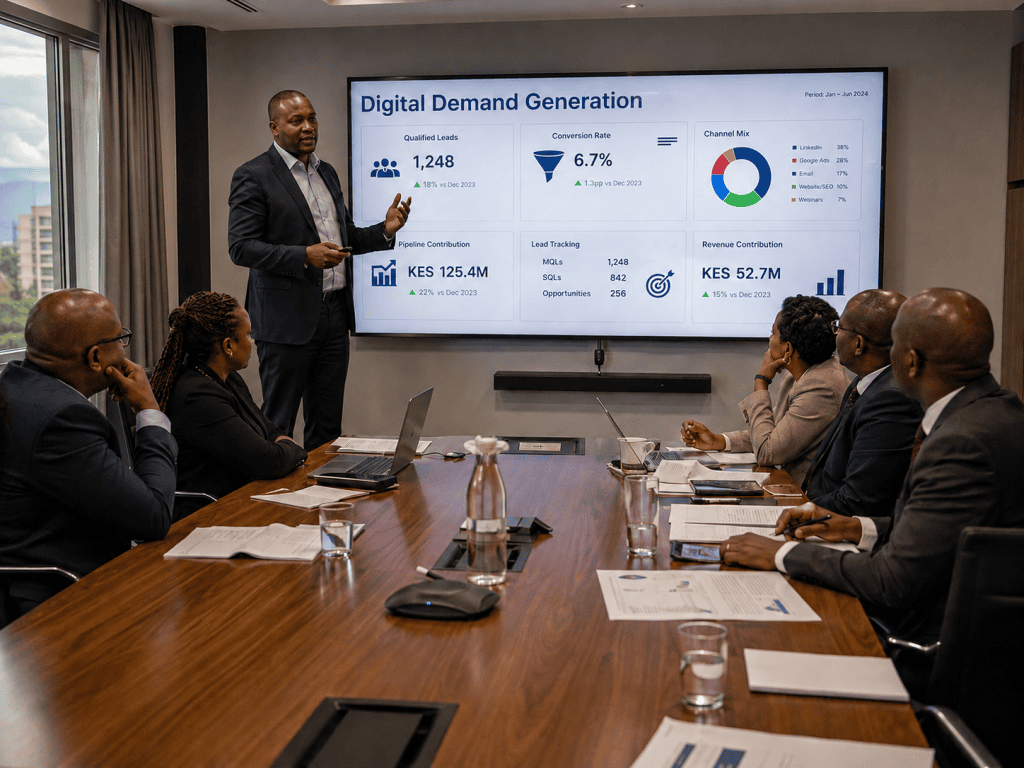 Digital Demand Generation Kenya for Stronger Qualified Leads