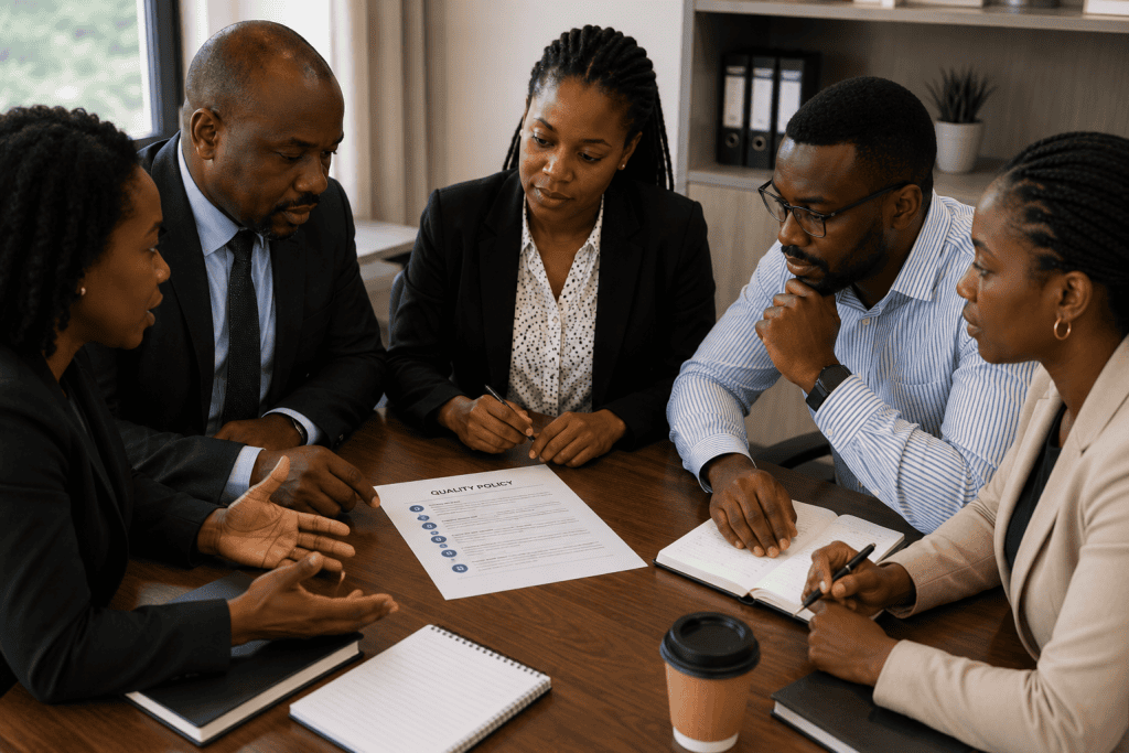 Quality Policy and Procedure Development Kenya for Stronger Process Control